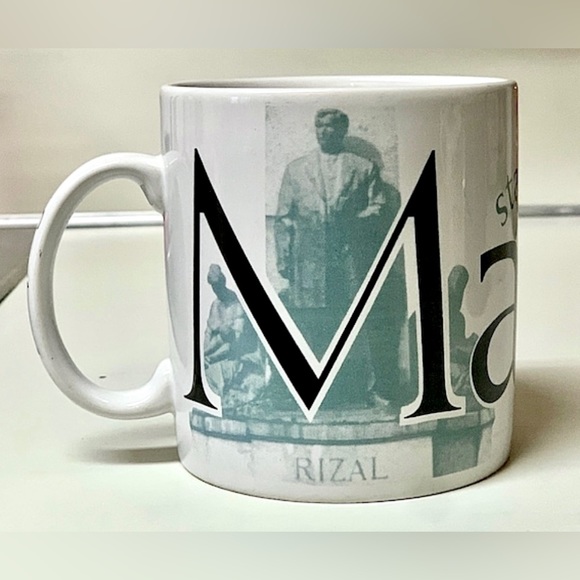 Vintage Discontinued 2002 STARBUCKS COFFEE MANILA City Mug Collector Series - Picture 1 of 10